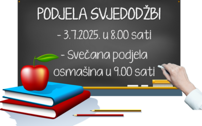 Podjela svjedodžbi