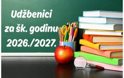 ODLUKA O ODABIRU UDŽBENIKA ZA ŠKOLSKU GODINU 2026./2027.