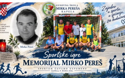 Sportske igre „Memorijal Mirko Pereš“ 2026.